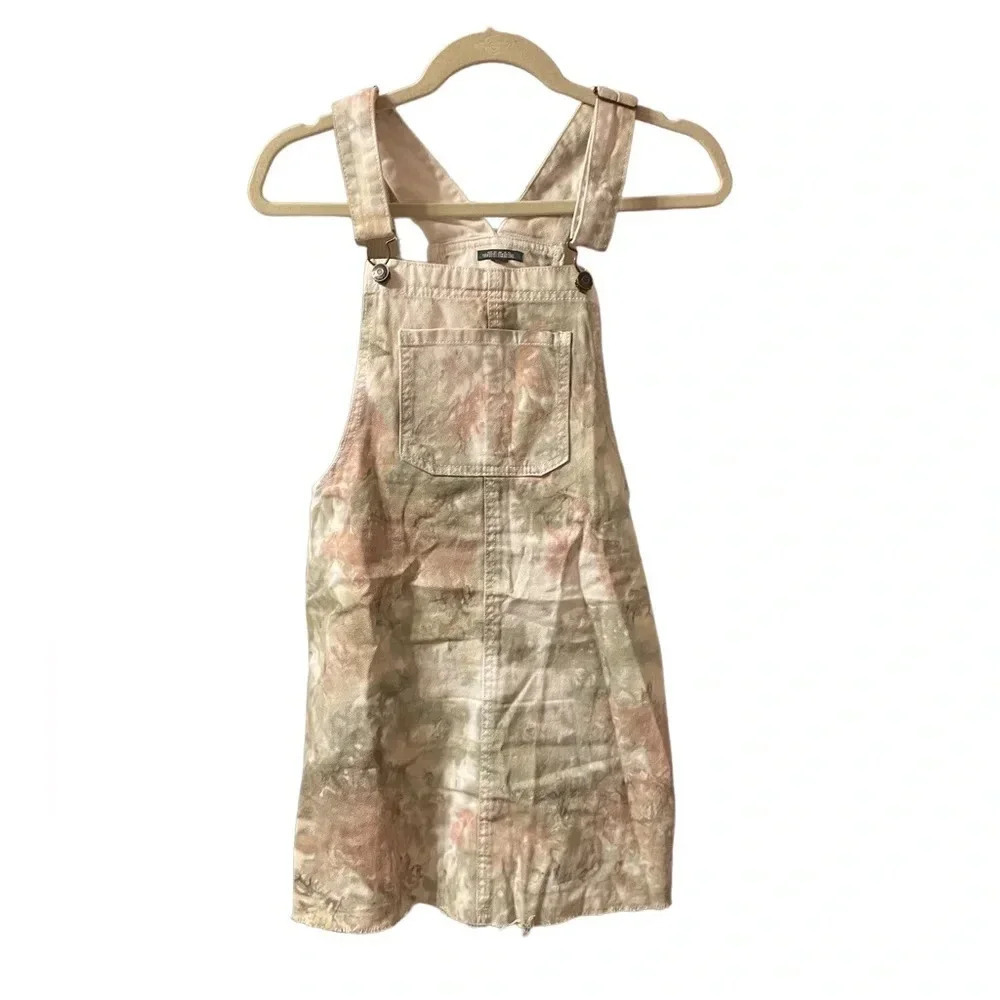 WILD FABLE TIE DYE OVERALL DRESS